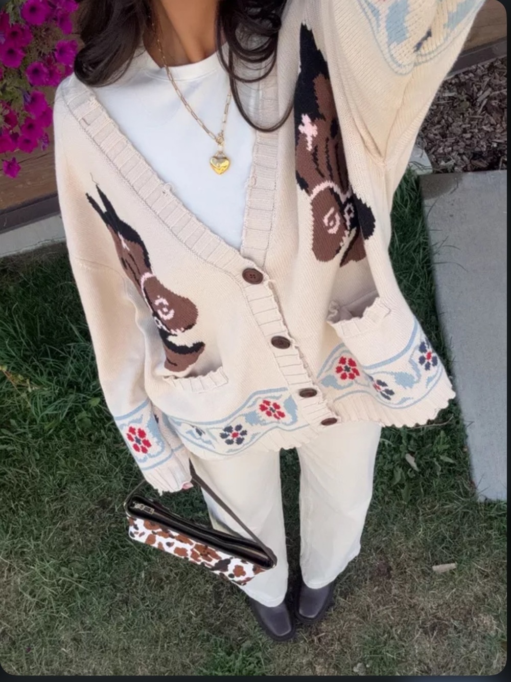Found x REVOLVE Horse Cardigan in Multi